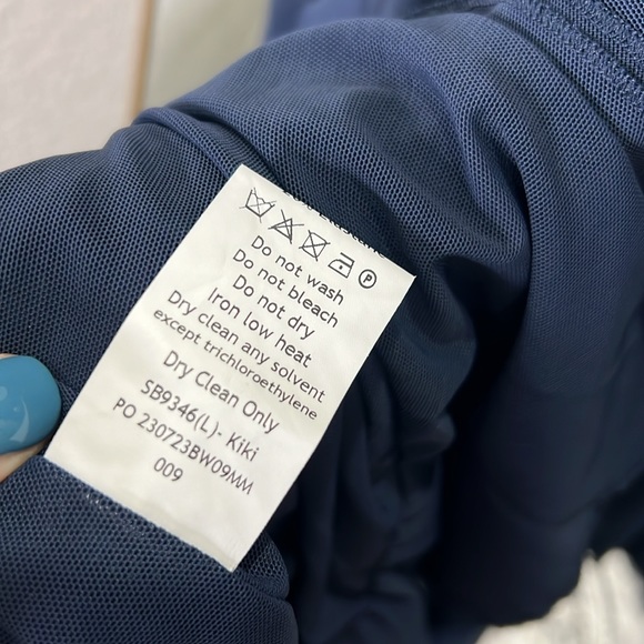 HOUSE OF CB 'Kiki' French Navy Ruffle Mini Dress NWOT - Picture 11 of 11